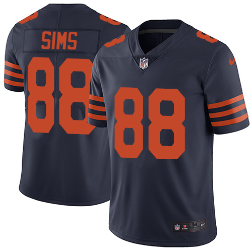 Men's Nike Chicago Bears #88 Dion Sims Navy Blue Alternate Vapor Untouchable Limited Player NFL Jersey