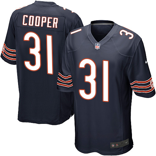 Men's Nike Chicago Bears #31 Marcus Cooper Game Navy Blue Team Color NFL Jersey
