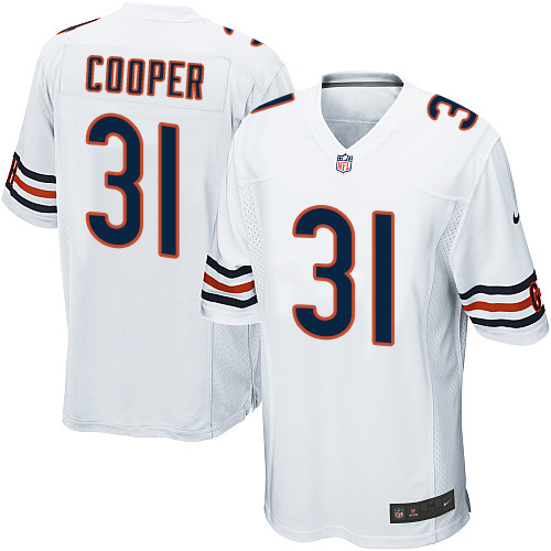 Men's Nike Chicago Bears #31 Marcus Cooper Game White NFL Jersey