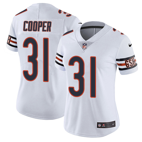 Women's Nike Chicago Bears #31 Marcus Cooper White Vapor Untouchable Elite Player NFL Jersey