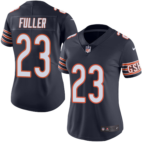 Women's Nike Chicago Bears #23 Kyle Fuller Navy Blue Team Color Vapor Untouchable Elite Player NFL Jersey