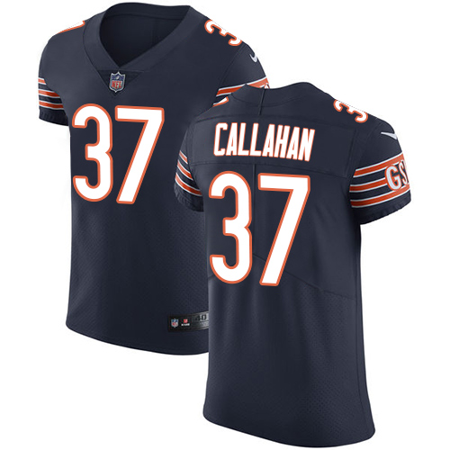 Men's Nike Chicago Bears #37 Bryce Callahan Navy Blue Team Color Vapor Untouchable Elite Player NFL Jersey