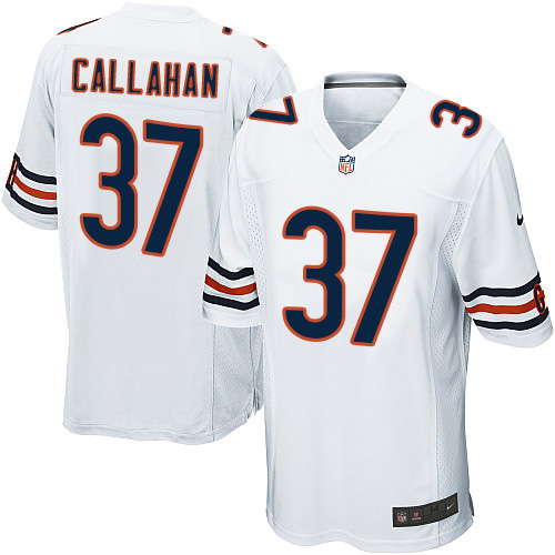 Men's Nike Chicago Bears #37 Bryce Callahan Game White NFL Jersey