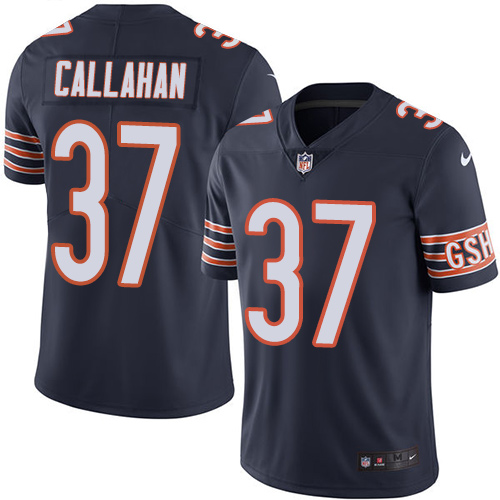 Youth Nike Chicago Bears #37 Bryce Callahan Navy Blue Team Color Vapor Untouchable Elite Player NFL Jersey