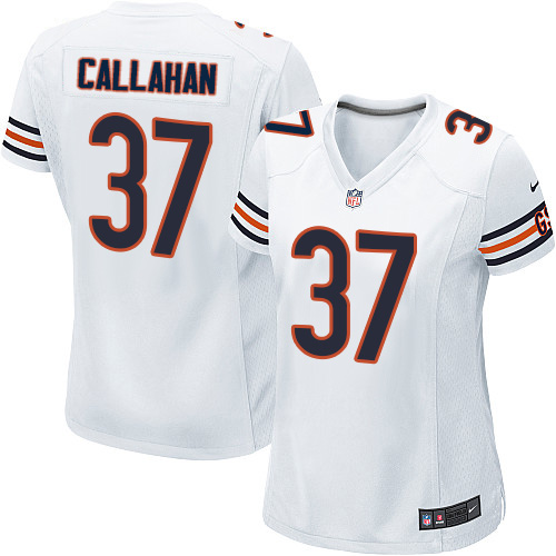 Women's Nike Chicago Bears #37 Bryce Callahan Game White NFL Jersey
