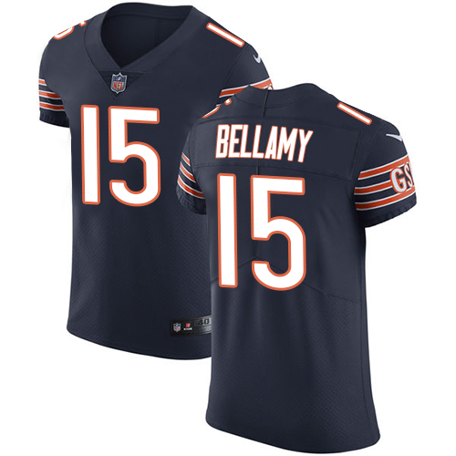 Men's Nike Chicago Bears #15 Josh Bellamy Navy Blue Team Color Vapor Untouchable Elite Player NFL Jersey