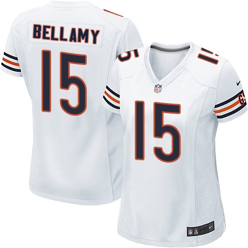 Women's Nike Chicago Bears #15 Josh Bellamy Game White NFL Jersey