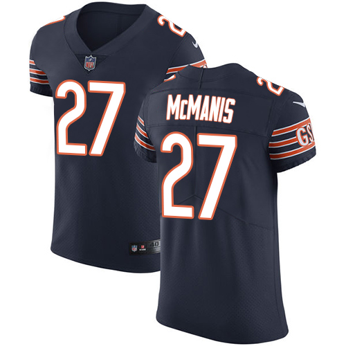 Men's Nike Chicago Bears #27 Sherrick McManis Navy Blue Team Color Vapor Untouchable Elite Player NFL Jersey