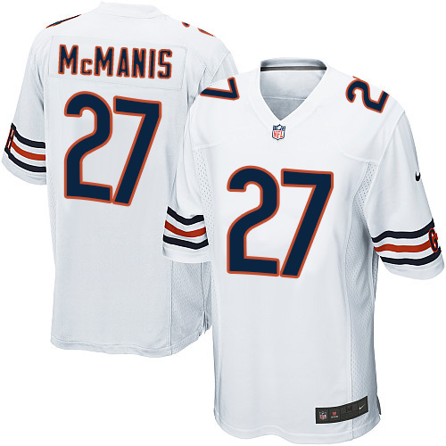 Men's Nike Chicago Bears #27 Sherrick McManis Game White NFL Jersey