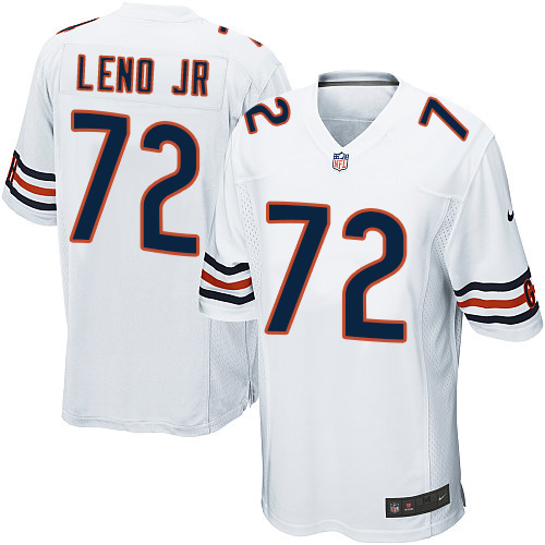 Men's Nike Chicago Bears #72 Charles Leno Game White NFL Jersey