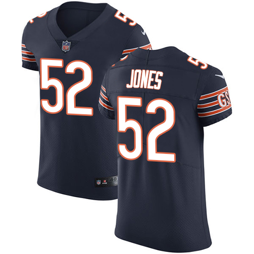 Men's Nike Chicago Bears #52 Christian Jones Navy Blue Team Color Vapor Untouchable Elite Player NFL Jersey