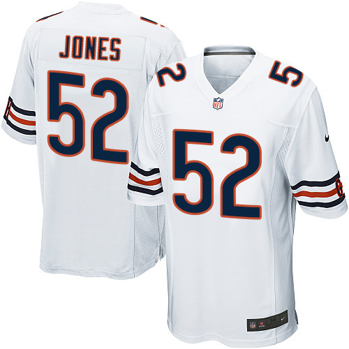 Men's Nike Chicago Bears #52 Christian Jones Game White NFL Jersey