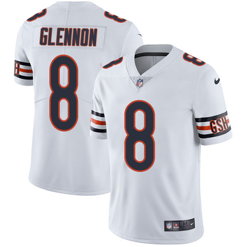 Men's Nike Chicago Bears #8 Mike Glennon White Vapor Untouchable Limited Player NFL Jersey