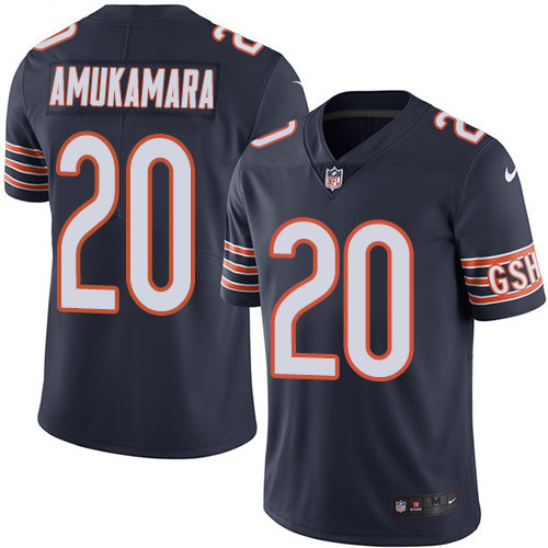 Men's Nike Chicago Bears #20 Prince Amukamara Navy Blue Team Color Vapor Untouchable Limited Player NFL Jersey