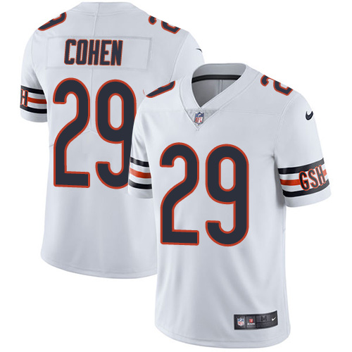 Youth Nike Chicago Bears #29 Tarik Cohen White Vapor Untouchable Elite Player NFL Jersey