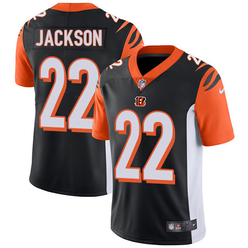 Men's Nike Cincinnati Bengals #22 William Jackson Black Team Color Vapor Untouchable Limited Player NFL Jersey