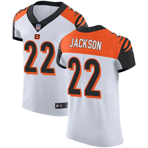 Men's Nike Cincinnati Bengals #22 William Jackson Elite White NFL Jersey