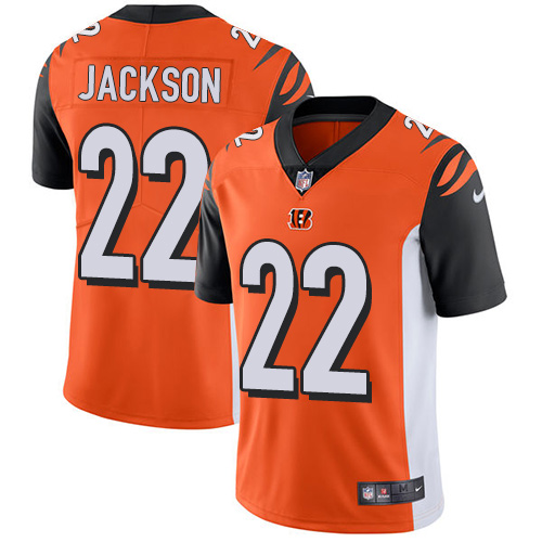 Men's Nike Cincinnati Bengals #22 William Jackson Orange Alternate Vapor Untouchable Limited Player NFL Jersey