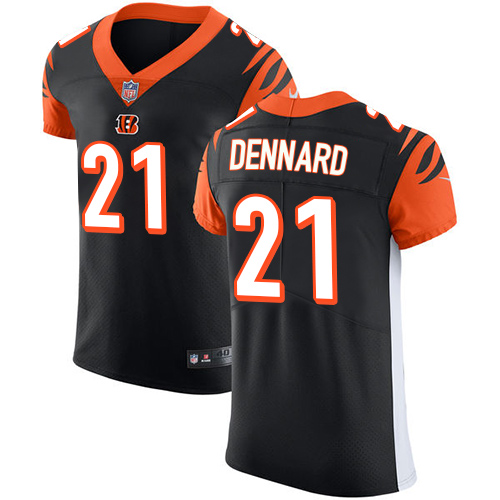 Men's Nike Cincinnati Bengals #21 Darqueze Dennard Black Team Color Vapor Untouchable Elite Player NFL Jersey