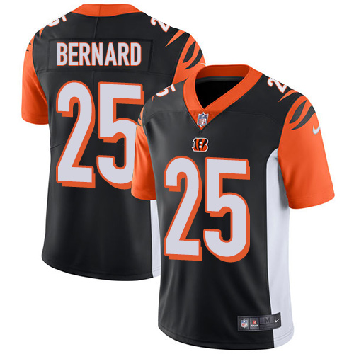Men's Nike Cincinnati Bengals #25 Giovani Bernard Black Team Color Vapor Untouchable Limited Player NFL Jersey