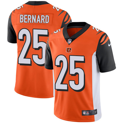 Youth Nike Cincinnati Bengals #25 Giovani Bernard Orange Alternate Vapor Untouchable Elite Player NFL Jersey