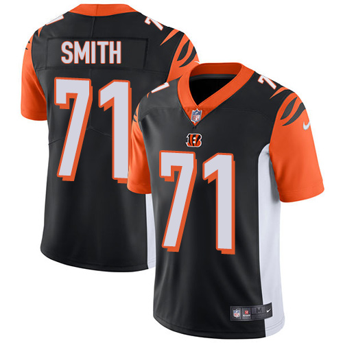 Youth Nike Cincinnati Bengals #71 Andre Smith Black Team Color Vapor Untouchable Limited Player NFL Jersey