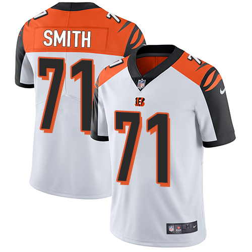 Youth Nike Cincinnati Bengals #71 Andre Smith White Vapor Untouchable Limited Player NFL Jersey