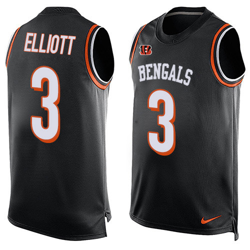 Men's Nike Cincinnati Bengals #12 Alex Erickson Limited Black Tank Top Suit NFL Jersey