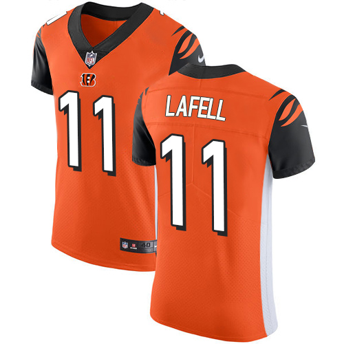 Men's Nike Cincinnati Bengals #11 Brandon LaFell Elite Orange Alternate NFL Jersey