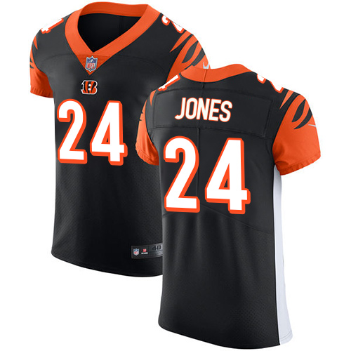 Men's Nike Cincinnati Bengals #24 Adam Jones Black Team Color Vapor Untouchable Elite Player NFL Jersey