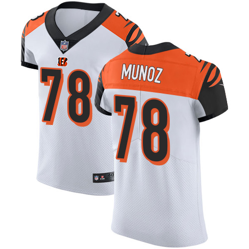 Men's Nike Cincinnati Bengals #78 Anthony Munoz Elite White NFL Jersey