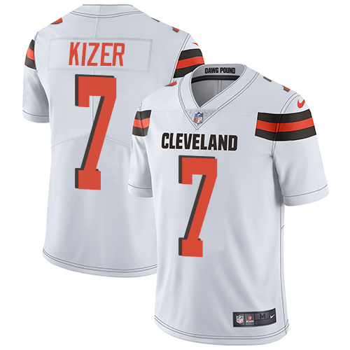 Youth Nike Cleveland Browns #7 DeShone Kizer White Vapor Untouchable Limited Player NFL Jersey