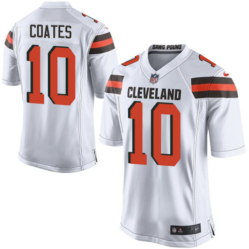 Men's Nike Cleveland Browns #10 Sammie Coates Game White NFL Jersey