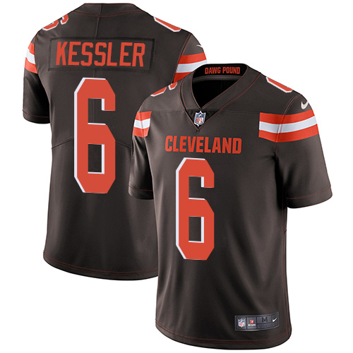 Youth Nike Cleveland Browns #6 Cody Kessler Brown Team Color Vapor Untouchable Elite Player NFL Jersey