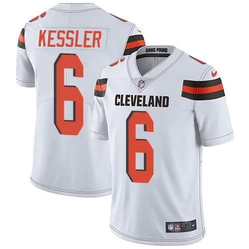 Youth Nike Cleveland Browns #6 Cody Kessler White Vapor Untouchable Elite Player NFL Jersey