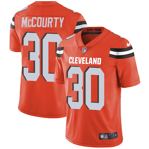 Men's Nike Cleveland Browns #30 Jason McCourty Orange Alternate Vapor Untouchable Limited Player NFL Jersey