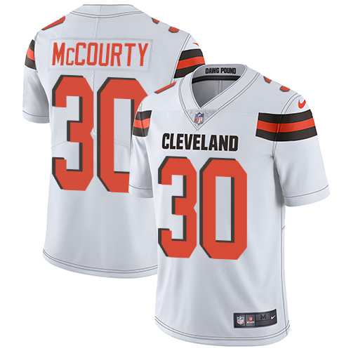 Youth Nike Cleveland Browns #30 Jason McCourty White Vapor Untouchable Elite Player NFL Jersey