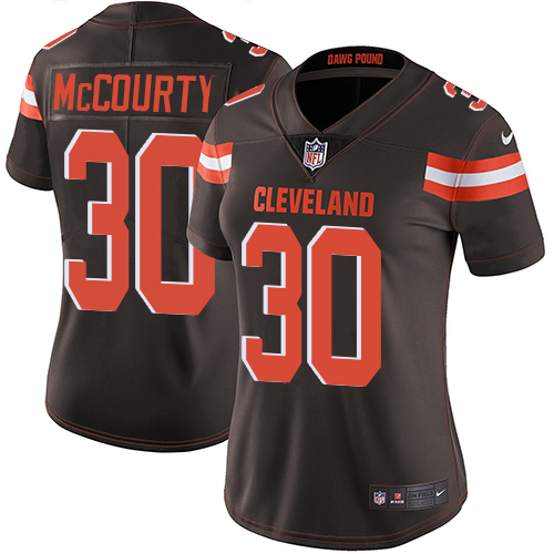 Women's Nike Cleveland Browns #30 Jason McCourty Brown Team Color Vapor Untouchable Limited Player NFL Jersey