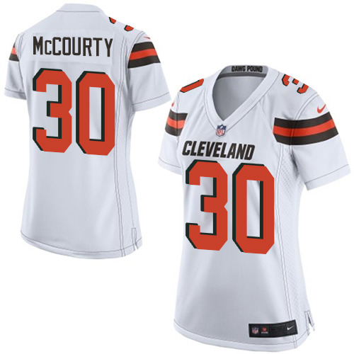 Women's Nike Cleveland Browns #30 Jason McCourty Game White NFL Jersey