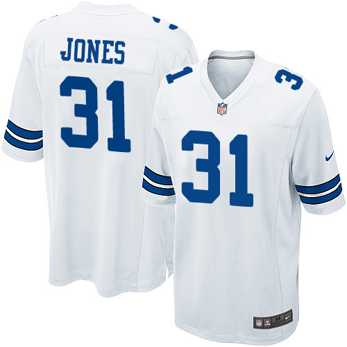 Men's Nike Dallas Cowboys #31 Byron Jones Game White NFL Jersey