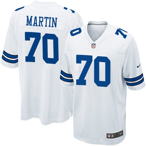 Men's Nike Dallas Cowboys #70 Zack Martin Game White NFL Jersey