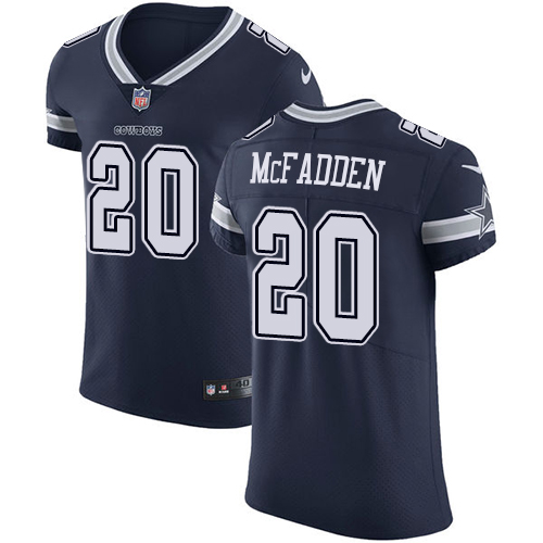 Men's Nike Dallas Cowboys #20 Darren McFadden Navy Blue Team Color Vapor Untouchable Elite Player NFL Jersey