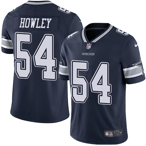 Men's Nike Dallas Cowboys #54 Chuck Howley Navy Blue Team Color Vapor Untouchable Limited Player NFL Jersey