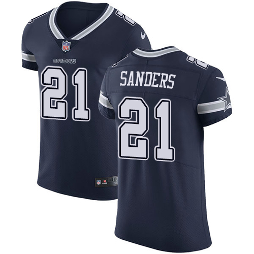 Men's Nike Dallas Cowboys #21 Deion Sanders Navy Blue Team Color Vapor Untouchable Elite Player NFL Jersey