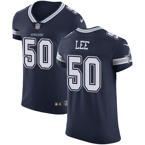 Men's Nike Dallas Cowboys #50 Sean Lee Navy Blue Team Color Vapor Untouchable Elite Player NFL Jersey
