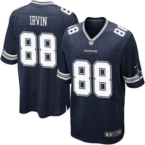 Men's Nike Dallas Cowboys #88 Michael Irvin Game Navy Blue Team Color NFL Jersey