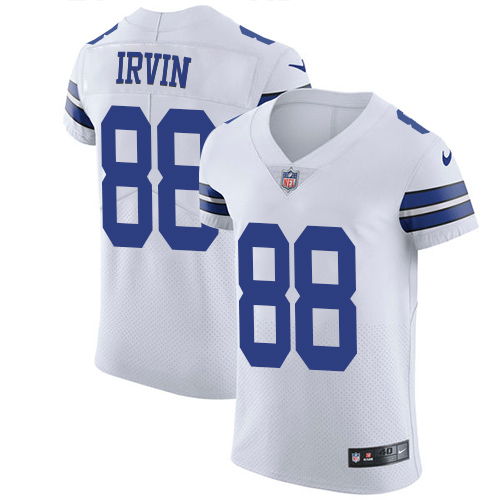 Men's Nike Dallas Cowboys #88 Michael Irvin White Vapor Untouchable Elite Player NFL Jersey