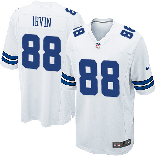 Men's Nike Dallas Cowboys #88 Michael Irvin Game White NFL Jersey