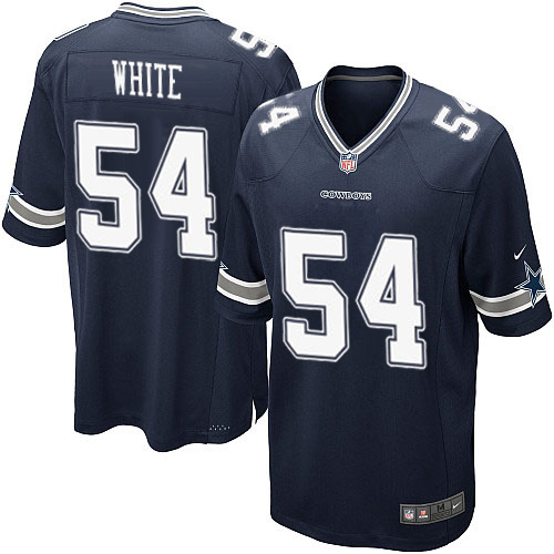 Men's Nike Dallas Cowboys #54 Randy White Game Navy Blue Team Color NFL Jersey