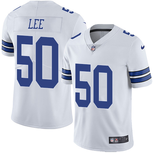 Men's Nike Dallas Cowboys #50 Sean Lee White Vapor Untouchable Limited Player NFL Jersey